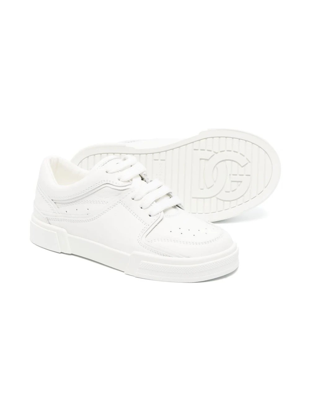 Sneakers bianche dolce hot sale e gabbana